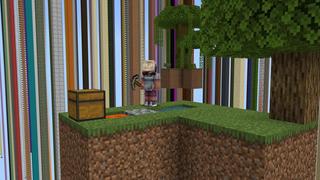 Screenshot of the Minecraft Bedrock Marketplace product Skyblock Pillar created by Nitric Concepts.