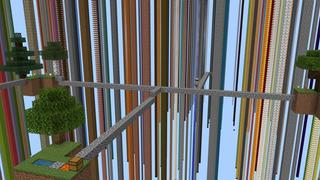 Screenshot of the Minecraft Bedrock Marketplace product Skyblock Pillar created by Nitric Concepts.