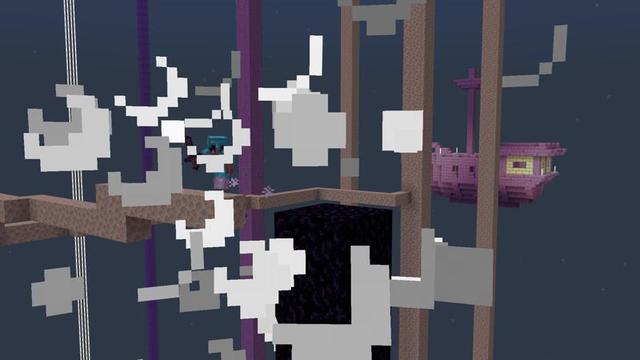 Screenshot of the Minecraft Bedrock Marketplace product Skyblock Pillar created by Nitric Concepts.