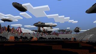 Screenshot of the Minecraft Bedrock Marketplace product Skyblock Space created by Nitric Concepts.