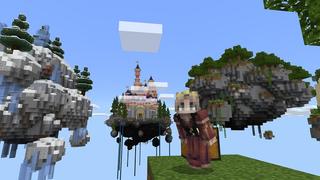Screenshot of the Minecraft Bedrock Marketplace product Skyblock Unicorns created by Nitric Concepts.