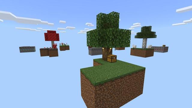 Screenshot of the Minecraft Bedrock Marketplace product Skyblock created by Nitric Concepts.