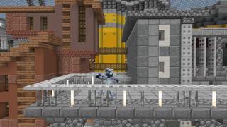 Screenshot of the Minecraft Bedrock Marketplace product Space City created by Nitric Concepts.