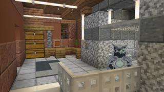 Screenshot of the Minecraft Bedrock Marketplace product Space City created by Nitric Concepts.