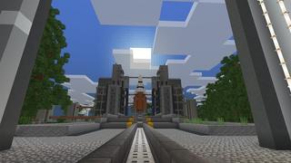 Screenshot of the Minecraft Bedrock Marketplace product Space Launch created by Nitric Concepts.