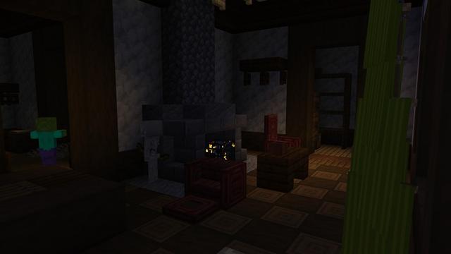 Screenshot of the Minecraft Bedrock Marketplace product Spooky Mansion created by Nitric Concepts.