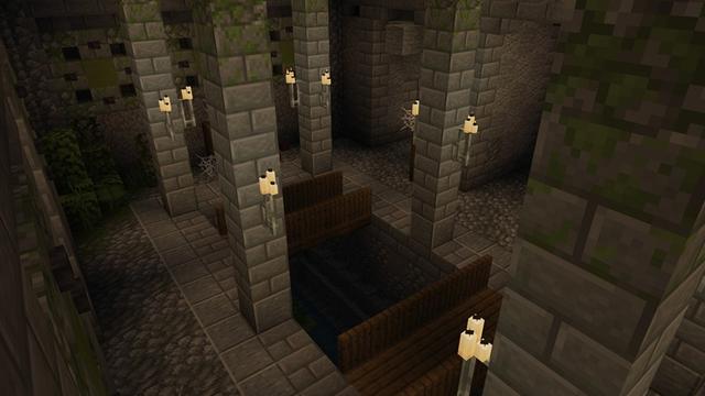 Screenshot of the Minecraft Bedrock Marketplace product Spooky Mansion created by Nitric Concepts.