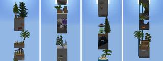 Panorama of the Minecraft Bedrock Marketplace product Stacked One Chunk created by Nitric Concepts.
