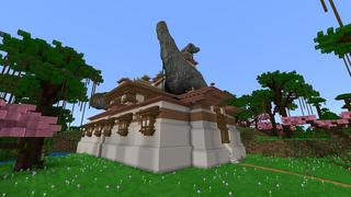 Screenshot of the Minecraft Bedrock Marketplace product Stone Dinosaur created by Nitric Concepts.