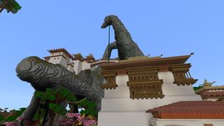 Screenshot of the Minecraft Bedrock Marketplace product Stone Dinosaur created by Nitric Concepts.