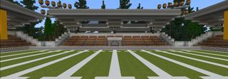 Panorama of the Minecraft Bedrock Marketplace product Suburban Sports created by Nitric Concepts.