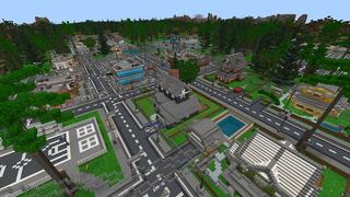Screenshot of the Minecraft Bedrock Marketplace product Suburban Sports created by Nitric Concepts.