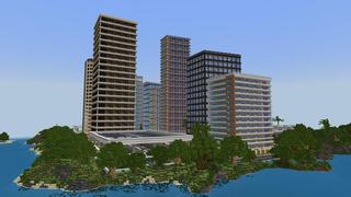 Screenshot of the Minecraft Bedrock Marketplace product Sun City created by Nitric Concepts.