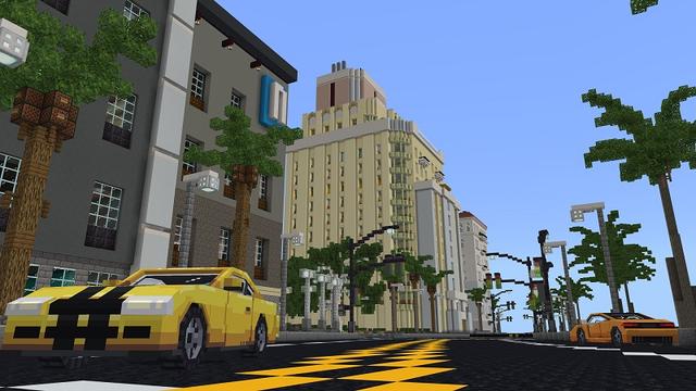 Screenshot of the Minecraft Bedrock Marketplace product Super Star City created by Nitric Concepts.