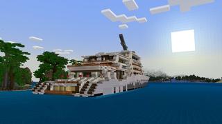 Screenshot of the Minecraft Bedrock Marketplace product Super Yacht Life created by Nitric Concepts.