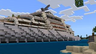 Screenshot of the Minecraft Bedrock Marketplace product Super Yacht Life created by Nitric Concepts.