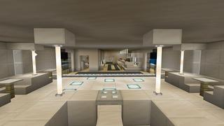 Screenshot of the Minecraft Bedrock Marketplace product Super Yacht created by Nitric Concepts.