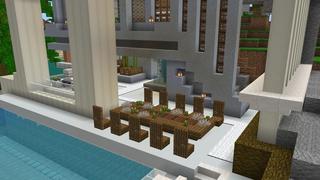 Screenshot of the Minecraft Bedrock Marketplace product Surfer Beach Houses created by Nitric Concepts.