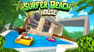 Thumbnail of the Minecraft Bedrock Marketplace product Surfer Beach Houses created by Nitric Concepts.