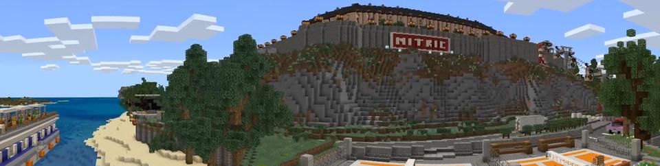Panorama of the Minecraft Bedrock Marketplace product The Fortress created by Nitric Concepts.