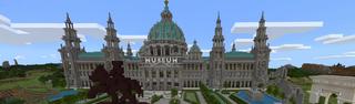 Panorama of the Minecraft Bedrock Marketplace product The Museum created by Nitric Concepts.