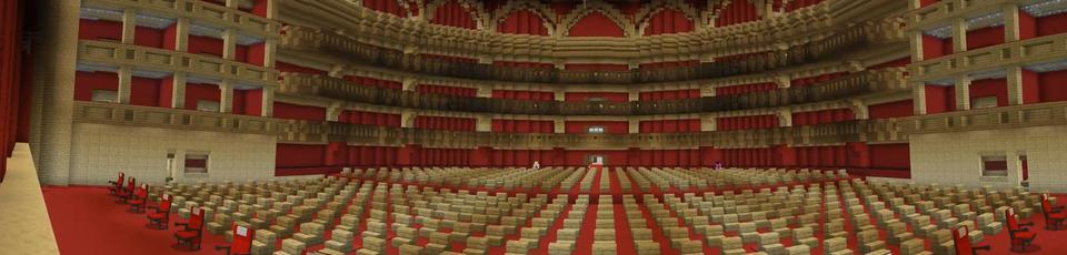 Panorama of the Minecraft Bedrock Marketplace product Theater Roleplay created by Nitric Concepts.