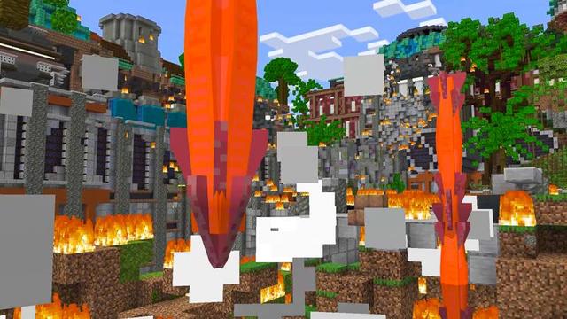 Screenshot of the Minecraft Bedrock Marketplace product TNT LUCKYBLOCK created by Nitric Concepts.