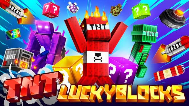 Thumbnail of the Minecraft Bedrock Marketplace product TNT LUCKYBLOCK created by Nitric Concepts.