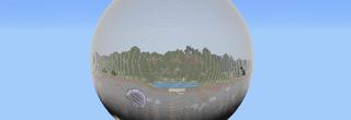 Panorama of the Minecraft Bedrock Marketplace product Trapped in a Dome created by Nitric Concepts.