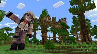 Screenshot of the Minecraft Bedrock Marketplace product Le manoir de la maison de l'arbre created by Nitric Concepts.