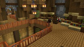 Screenshot of the Minecraft Bedrock Marketplace product Le manoir de la maison de l'arbre created by Nitric Concepts.
