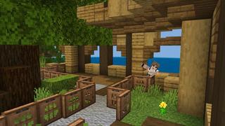 Screenshot of the Minecraft Bedrock Marketplace product Le manoir de la maison de l'arbre created by Nitric Concepts.