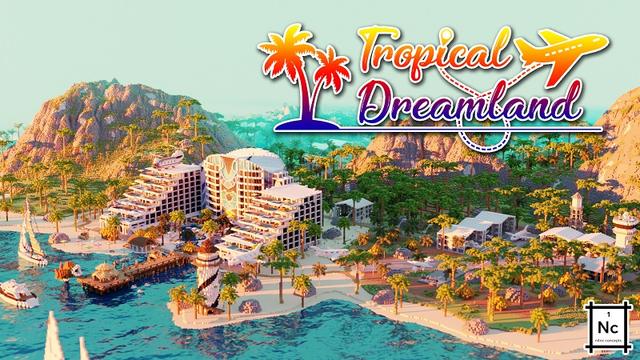 Thumbnail of the Minecraft Bedrock Marketplace product Tropical Dreamland created by Nitric Concepts.