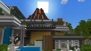 Screenshot of the Minecraft Bedrock Marketplace product Tropical Mansion created by Nitric Concepts.
