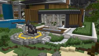 Screenshot of the Minecraft Bedrock Marketplace product Tropical Mansion created by Nitric Concepts.