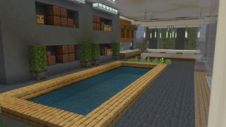Screenshot of the Minecraft Bedrock Marketplace product Tropical Mansions created by Nitric Concepts.