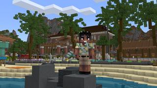 Screenshot of the Minecraft Bedrock Marketplace product Tropical Vacation created by Nitric Concepts.