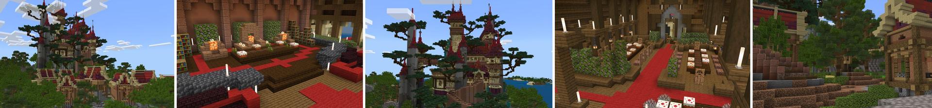 Panorama of the Minecraft Bedrock Marketplace product Ultimate Castle created by Nitric Concepts.