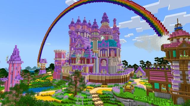 Screenshot of the Minecraft Bedrock Marketplace product UNICORNS+ created by Nitric Concepts.