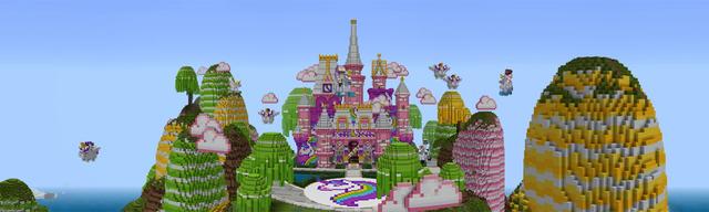 Panorama of the Minecraft Bedrock Marketplace product Unicorns created by Nitric Concepts.