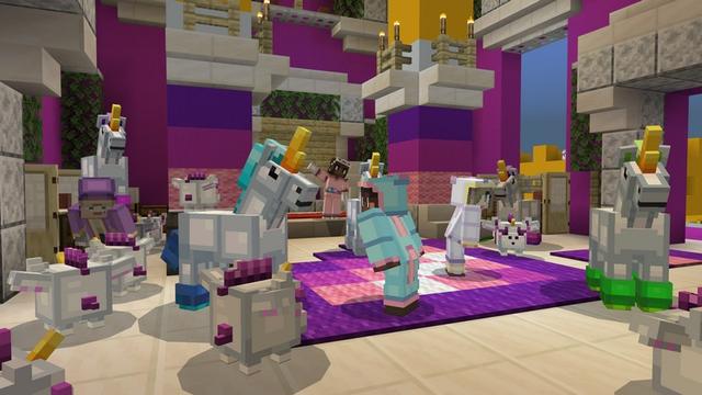 Screenshot of the Minecraft Bedrock Marketplace product Unicorns created by Nitric Concepts.