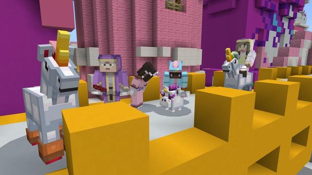 Screenshot of the Minecraft Bedrock Marketplace product Unicorns created by Nitric Concepts.