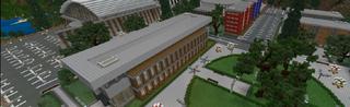 Panorama of the Minecraft Bedrock Marketplace product University Experience created by Nitric Concepts.