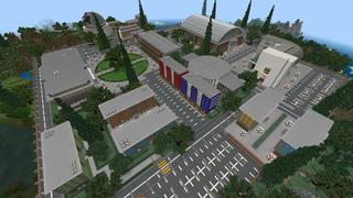 Screenshot of the Minecraft Bedrock Marketplace product University Experience created by Nitric Concepts.