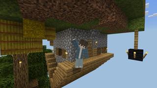 Screenshot of the Minecraft Bedrock Marketplace product UPSIDE DOWN ONE CHUNK created by Nitric Concepts.