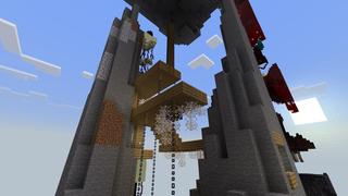 Screenshot of the Minecraft Bedrock Marketplace product UPSIDE DOWN ONE CHUNK created by Nitric Concepts.