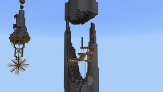 Screenshot of the Minecraft Bedrock Marketplace product UPSIDE DOWN ONE CHUNK created by Nitric Concepts.