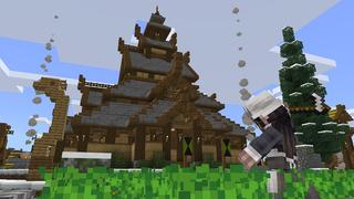 Screenshot of the Minecraft Bedrock Marketplace product Viking Village created by Nitric Concepts.