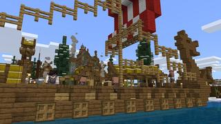 Screenshot of the Minecraft Bedrock Marketplace product Viking Village created by Nitric Concepts.