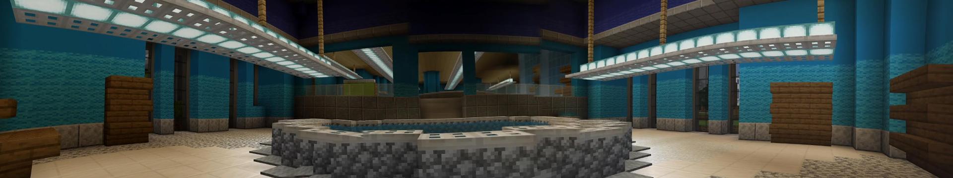 Panorama of the Minecraft Bedrock Marketplace product Visit the Aquarium created by Nitric Concepts.
